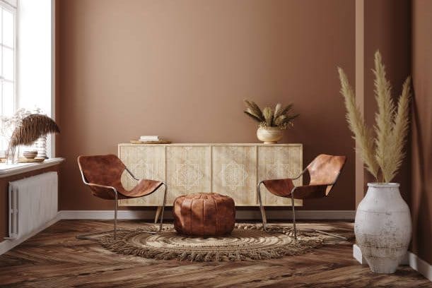 salon rétro vintage minimaliste idée déco
