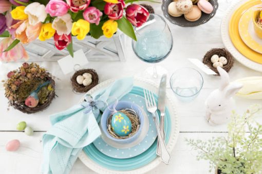 Comment faire une jolie déco de table pour Pâques ?